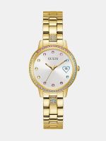 reloj analogico con cristales