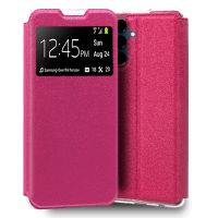 cool funda flip cover liso rosa para samsung galaxy a16  a16 5g