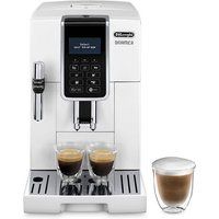 delonghi dinamica ecam 35035w bean to cup coffee machine - black  silver white