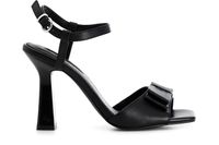 sandalias de piel con lazo black