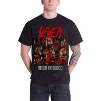 slayer camiseta manga larga reign in blood para mujer