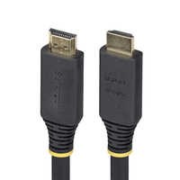 cable hdmi activo de alta velocidad de 15m - 4k 60hz1440p 144hz - hdr10hdcp 22arc - 18gbps - cable uhd - cable hdmi 20 - recubrimiento de tpe