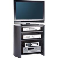 finewoods hifi series fw7504 750 mm tv stand - black oak black