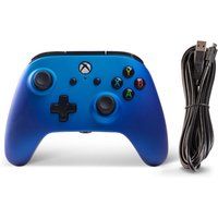 powera xbox one enhanced wired controller - sapphire fade