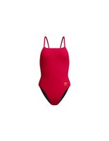 banador speedo fl solid web back mujer ruby