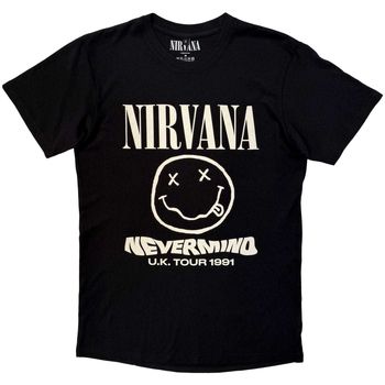 Nirvana Camiseta U.K Tour 1991 para mujer
