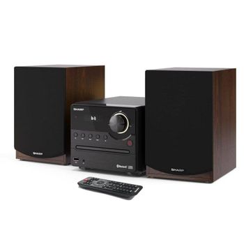 Microcadena Sharp XL-B512 45W RMS Bluetooth 5.0 CD USB madera