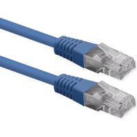 cable de red roline patch cat6 uutp 15 m azul