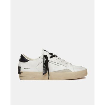 Crime London Deportivas Moda SK8 DELUXE 17100PP6-10 WHITE BLACK para hombre
