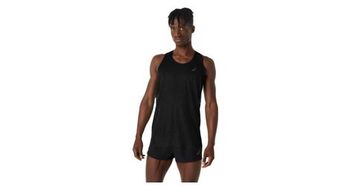 Camiseta de tirantes asics  strong metarun  strong  negra hombre