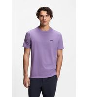 boss para hombre 50506373 camiseta detalle lila m casual algodon manga corta