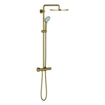 Sistema De Ducha Con Termostato Grohe Euphoria System 310, Gold, 26075gn0