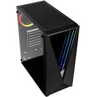 void caja usb 30 vidrio templado atx torre negro