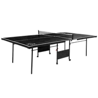 prosport mesa de ping pong official black edition - plegable