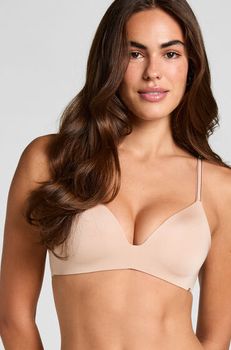 Hunkemöller Sujetador preformado sin aros Mona Beige