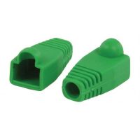goobay funda para conector rj-45 verde pack 10 unidades