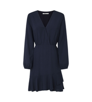 pepe jeans para mujer pl953610 vestido kendall marino xs casual viscosa manga larga