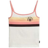 superdry camiseta tirantes t-shirt sans manches essential branded para mujer