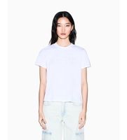 ax armani exchange para mujer xw002334af10358u0002 camiseta premium casual blanco s algodon manga corta