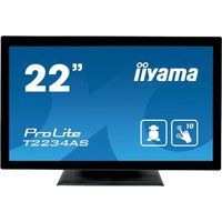 iiyama prolite t2234as-b1 22 all-in-one pc - 16 gb emmc black black