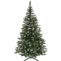 arbol de navidad artificial de primera calidad pino rombo de 180 cm con nieve artificial y pinas autenticas aspecto invernal