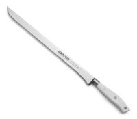 cuchillo jamonero acero inoxidable forjado nitrum 300 mm mango blanco