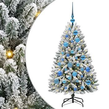 Árbol De Navidad Artificial 120 Cm 150 Led Blanco Cálido Vidaxl