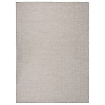 Alfombra De Exterior De Tejido Plano Gris Claro 200x280 Cm Vidaxl