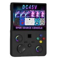 128gb dc45v 20000 juegos consola de juegos portatil de codigo abierto con pantalla ips de 45 pulgadas rk3326 wifi 40