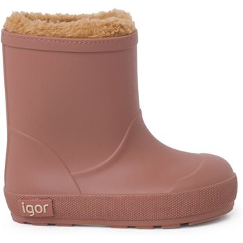 Pisamonas Botas de agua Botas De Agua Barefoot Forro Borreguito para niña