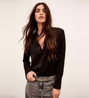 bash para mujer 1h25itse camisa itsey negro 36 casual manga larga poliester reciclado