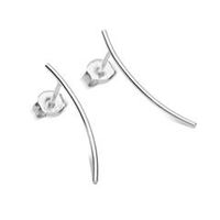 pendientes de plata 925 de 23 mm de largo