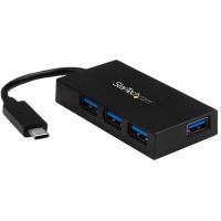 hub usb-c startech 4 puertos usb 32 gen 1 5gbps negra alimentacion 20w