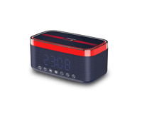 red bull altavoz radio despertador cargador 12w