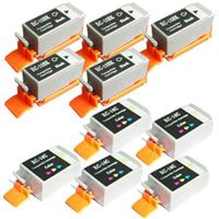 compatible multipack canon bci-15k16c 5 full sets ink cartridges 10 pack