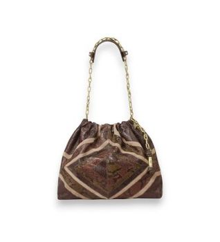 BA&SH para mujer. 2H26CFME Bolso Tote de cuero June marrón (OSFA), Casual, Piel, Mediano
