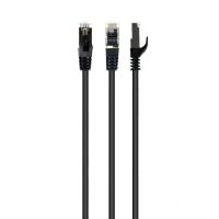 cable de red gembird cat6 05 m utp rj-45 negro alivio de tension