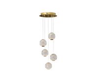 lampara de techo metal color dorado serie  cm
