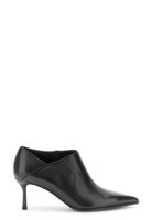 botines de piel napa black 41