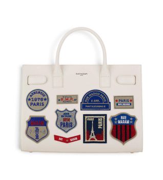 RUE MADAM PARIS para mujer. 1569 Mini Bolso St.Germain blanco (OSFA), Casual, Poliuretano