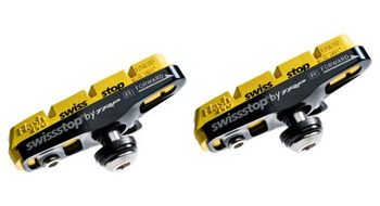 Swissstop full flashpro yellow king x2 rim pastillas de freno ruedas de carbono para shimano   sram