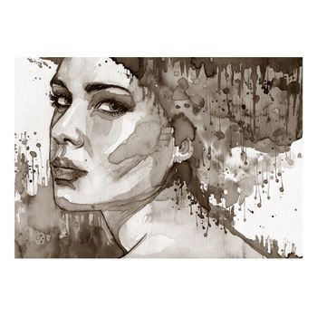 Papel Pintado 3d - Black Lady (200x140 Cm)