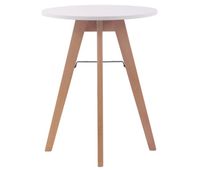 mesa auxiliar viktor madera blanco o 60 cm