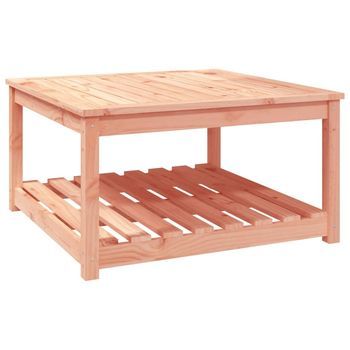 Mesa De Jardín | Mesa De Exterior Madera Maciza De Douglas 82,5x82,5x45 Cm