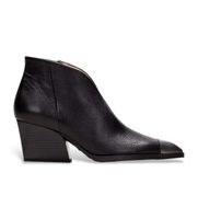 hispanitas para mujer hi243596 botines punta redonda de piel negro 39 3 a 5cm cremallera casual