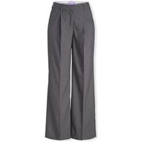 jjxx pantalones noos ellis wide trousers - dark grey melange para mujer
