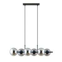 lampara colgante armaro grafito 6 luces