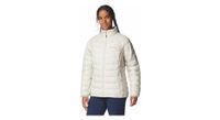 chaqueta de plumon columbia powder lite ii mujer beige