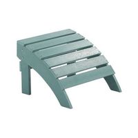 reposapies verde turquesa de madera plastica resistente a la intemperie estilo moderno jardin adirondack