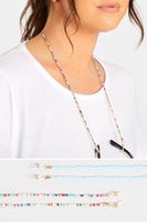 juego 2 cadenas gafas cuentas de colores mujer curvy y tallas grandes yours